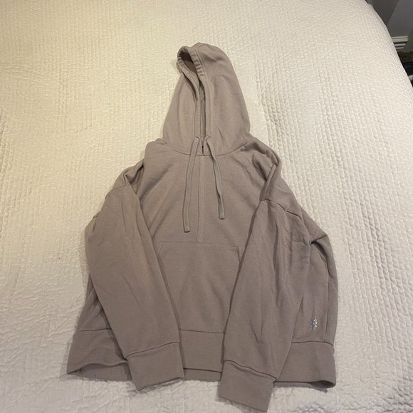 Free People Work It Out Hoodie in Grey Size Medium - Picture 6 of 7